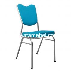 Stacking Chair - Multimo Heart Stainless / Blue